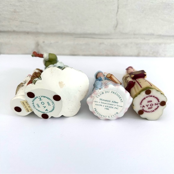 Vintage 1986 and 2006 Avon Miniature Porcelain Albee Lot of 3 - Picture 3 of 14